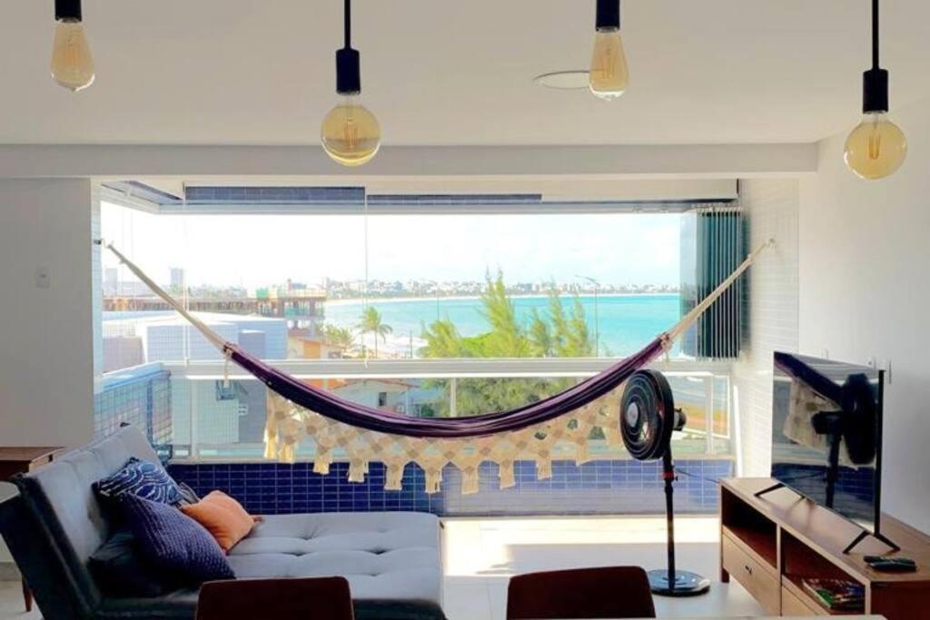 Joao Pessoa, A Dois Passos Do Paraiso, 2 Suites Com A/C, Vista Panoramica Para O Mar Do Bessa, Portaria 24H E 2 Vagas De Garagem Extérieur photo