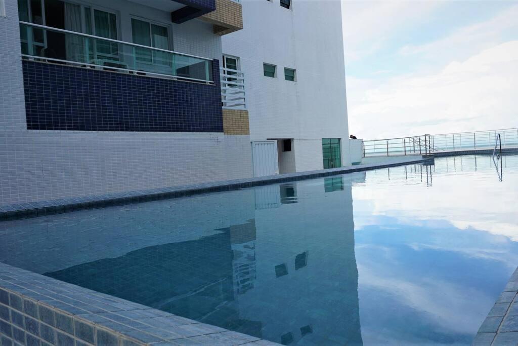 Joao Pessoa, A Dois Passos Do Paraiso, 2 Suites Com A/C, Vista Panoramica Para O Mar Do Bessa, Portaria 24H E 2 Vagas De Garagem Extérieur photo
