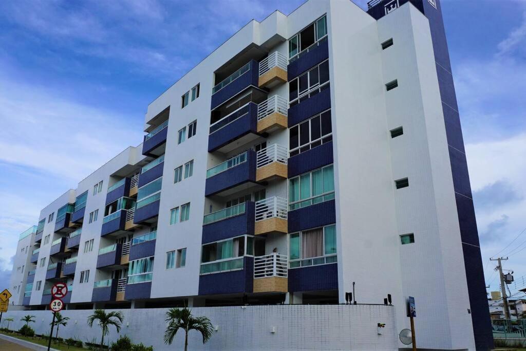 Joao Pessoa, A Dois Passos Do Paraiso, 2 Suites Com A/C, Vista Panoramica Para O Mar Do Bessa, Portaria 24H E 2 Vagas De Garagem Extérieur photo